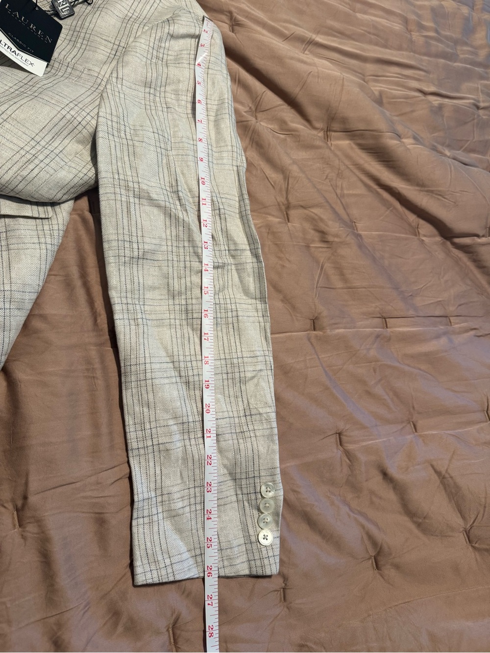 NWT Ralph Lauren Men's Classic-Fit Ultraflex Stretch
Linen Blazer Lassiter 40R - Picture 13 of 16